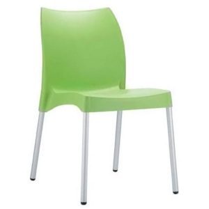 Jídelní židle plastová Willy (SET 2 ks), bílá