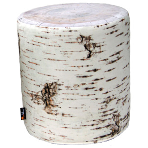 Taburetka / stolička Birch, 40 cm, bílá