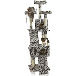 Hawaj Škrabadlo pro kočky 170 cm leopardí vzor 201511170