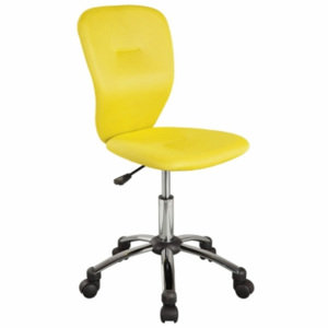 CASARREDO Kancelářská židle Q-037 žlutá