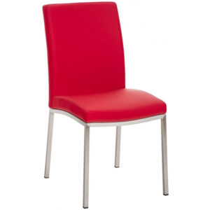 Jídelní židle Granny, ekokůže (Červená) csv:181004701 DMQ
