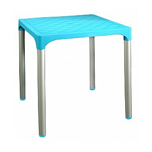 Zahradní plastový stůl VIVA Světle modrá