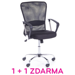 Kancelářská židle Cardinal 1+1 zdarma černá