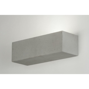 Nástěnné betonové šedé svítidlo Disanti Beton (Nordtech)