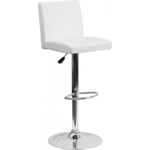 Barová židle CL-7004 WT bílá