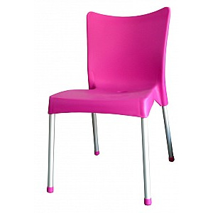 Zahradní plastová židle VITA AL/PP Růžová