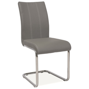 Smartshop Jídelní čalouněná židle H-811, šedá