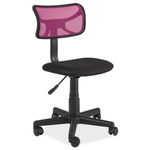 Smartshop Kancelářská židle Q-014, růžová/černá