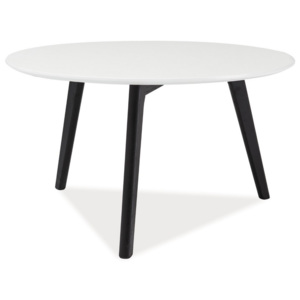 Smartshop Konferenční stolek MILAN L1, bílá/černá