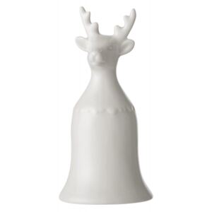 Porcelánový zvoneček Reindeer White Bloomingville