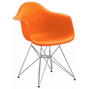 Smartshop Jídelní židle - křeslo REGIA oranžová