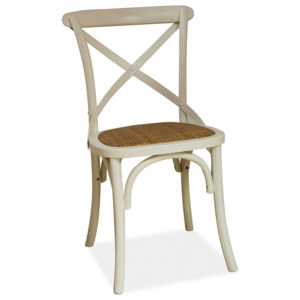 Smartshop Jídelní dřevěná židle LARS, bílá