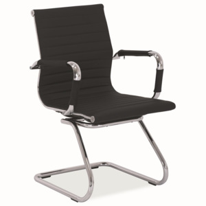 Smartshop Kancelářská židle Q-123 černá ekokůže