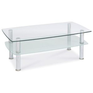 Smartshop Konferenční stolek PANDA, kov/sklo
