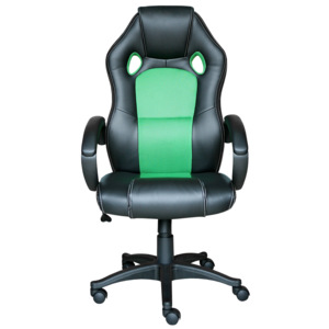 Idea Kancelářské křeslo FORMULA černá/zelená