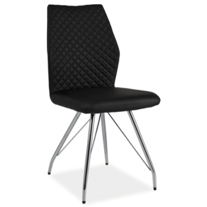 Smartshop Jídelní čalouněná židle H-604, černá