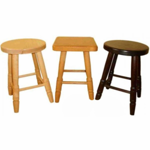 Dřevěná stolička vysoká 45 cm buková Ø 30 cm