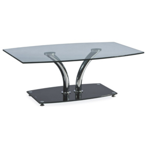 SmartShop Konferenční stolek KENZO B, sklo/chrom