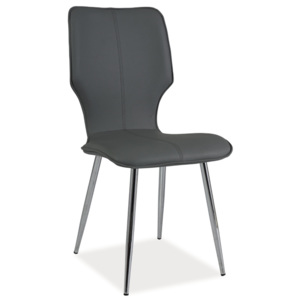 Smartshop Jídelní čalouněná židle H-676, šedá
