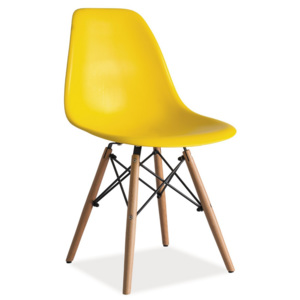 Smartshop Jídelní židle ENZO, žlutá