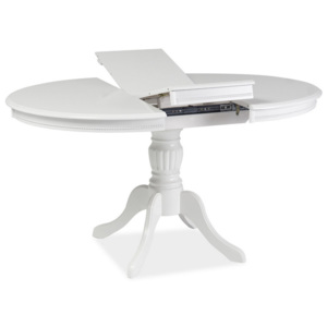 Smartshop Jídelní stůl OLIVIA rozkládací, bílý