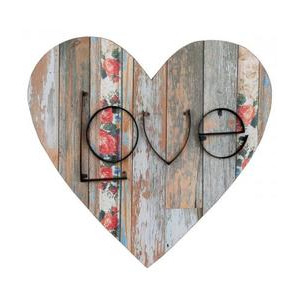 Nástěnná dřevěná dekorativní deska - Love
