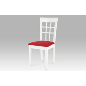 Jídelní židle, barva bíla BE1604 WT - S4 GREY