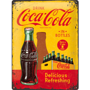 Nostalgic Art Plechová cedule Coca Cola In Bottles Rozměry: 30x40cm