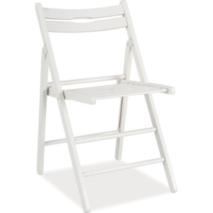 Casarredo *Dřevěná skládací židle SMART bílá