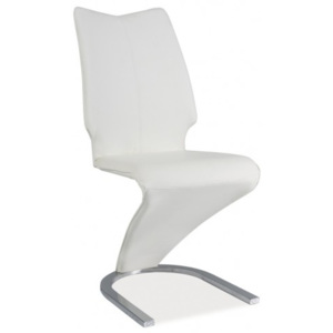 Jídelní čalouněná židle H-050 bílá
