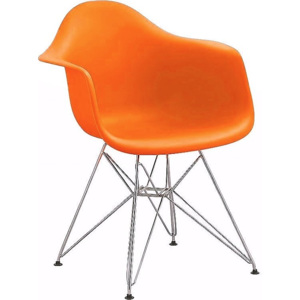 Casarredo *Jídelní židle - křeslo REGIA oranžová