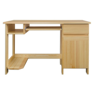 Dřevěný pracovní stůl se zásuvkou typ RB117 KN095
