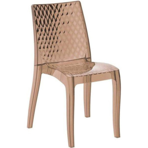 Židle HYPNOTIC | Odstín: polykarbonát marrone chiaro