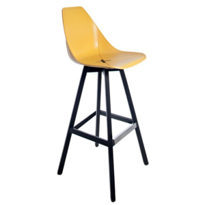 Barová židle X Stool H 760, žlutá