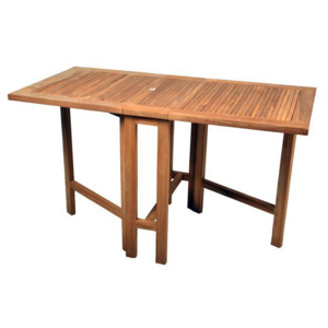Zahradní skládací stůl DIVERO z teakového dřeva
