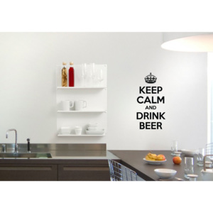 Pivní slogan - samolepka na zeď