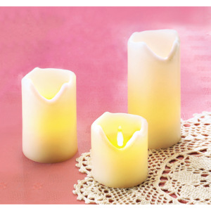 Trio LED voskových svíček