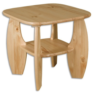 Dřevěný konferenční stolek s policí typ TS115 KN095
