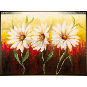Ručně malovaný obraz Krásné květiny 115x85cm RM1774A_1AS (Různé varianty)
