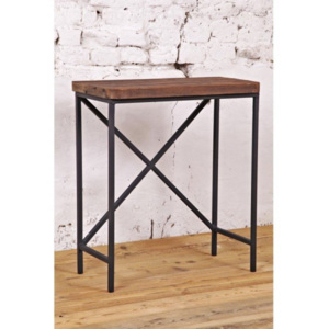 Konzolový stolek TRIAL ze starého dřeva, Dekor dřeva Antický dub, Velikost Model A