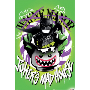 Plakát, Obraz - Lego Batman - Joker's Madhouse, (61 x 91,5 cm)
