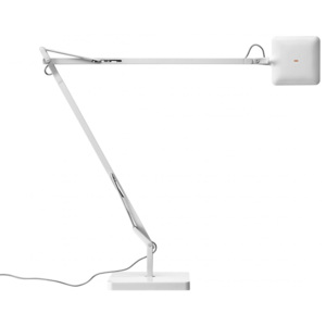 Flos F3311009 Kelvin LED, bílá stolní lampa na pracovní stůl, 7,5W LED 3000K, 48+58cm