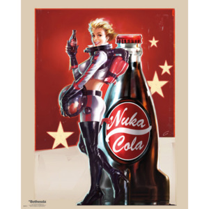 Plakát, Obraz - Fallout 4 - Nuka Cola, (40 x 50 cm)