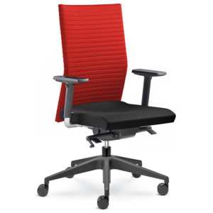LD seating Element 430-SYS - Kancelářská židle - červená/černá