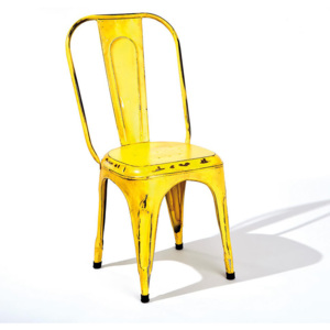 Židle AIX retro žlutá
