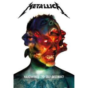 Plakát, Obraz - Metallica - Hardwired Album, (61 x 91,5 cm)