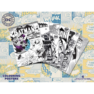 Vybarvovací Plakát DC Originals - Retro