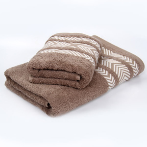 Bambusový ručník Tara - hnědý bezova