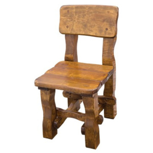 Drewmax MO100 - Zahradní židle z masivního olšového dřeva, lakovaná 45x54x86cm - Týk