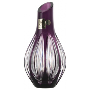 Váza Ribwort, barva fialová, výška 150 mm